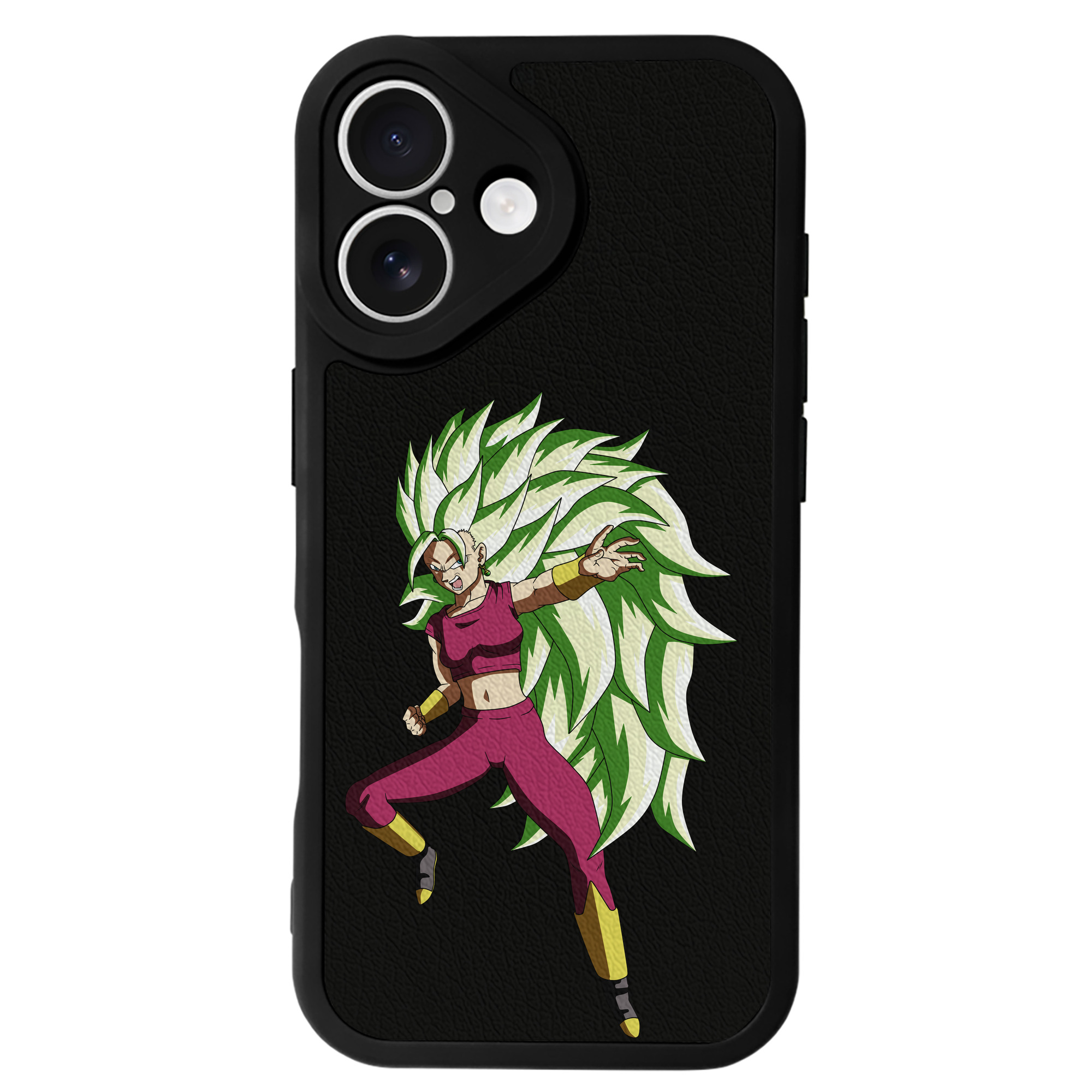 （画像用） ドラゴンボール DRAGON BALL 【iPhone 16シリーズ対応】シリコンスマホケース（レザー調） 材質：シリコン